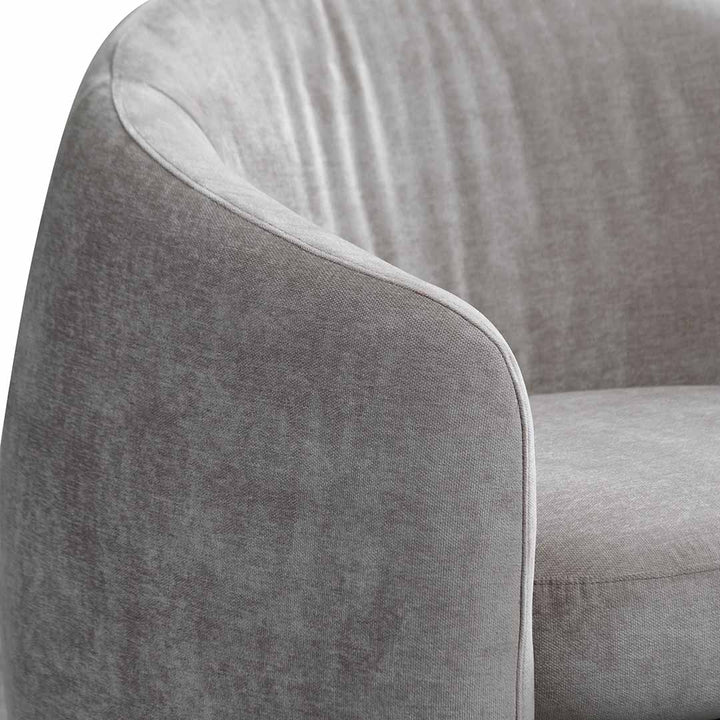 Maynard Fabric Armchair - Platinum Grey