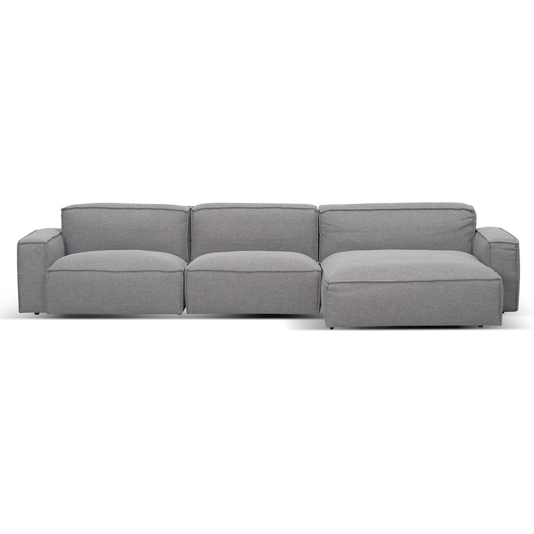 Broadway Right Chaise Sofa - Graphite Grey