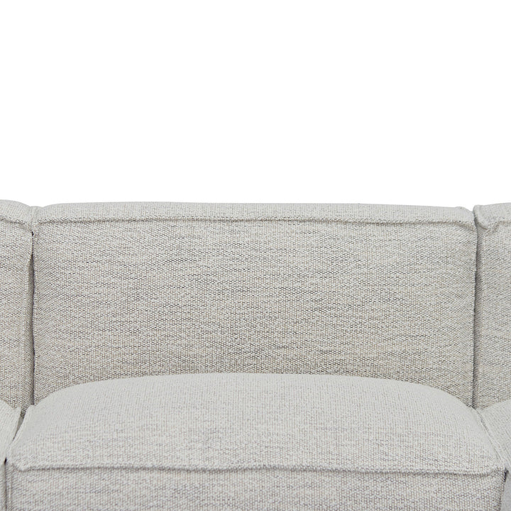 Broadway Right Chaise Fabric Sofa - Fog Grey