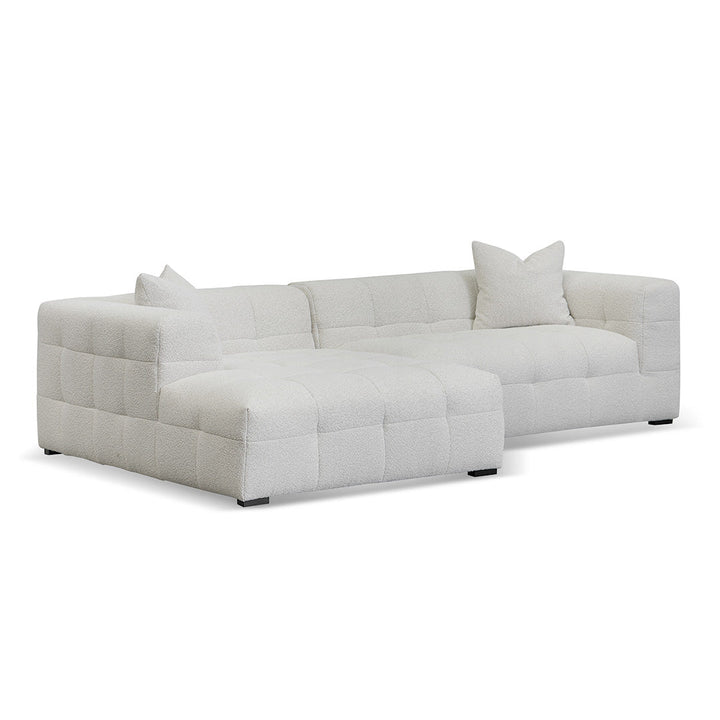 Maynard Left Chaise Sofa - Pearl Boucle