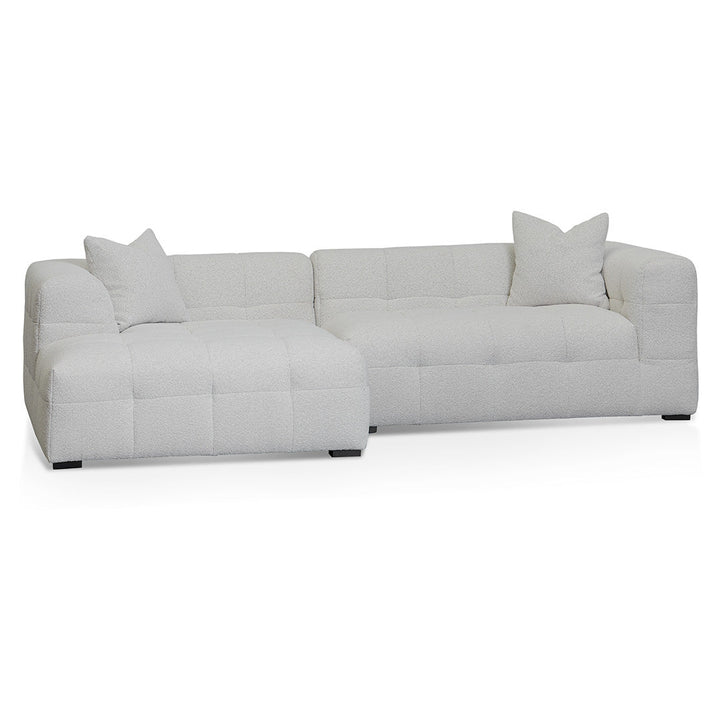 Maynard Left Chaise Sofa - Pearl Boucle