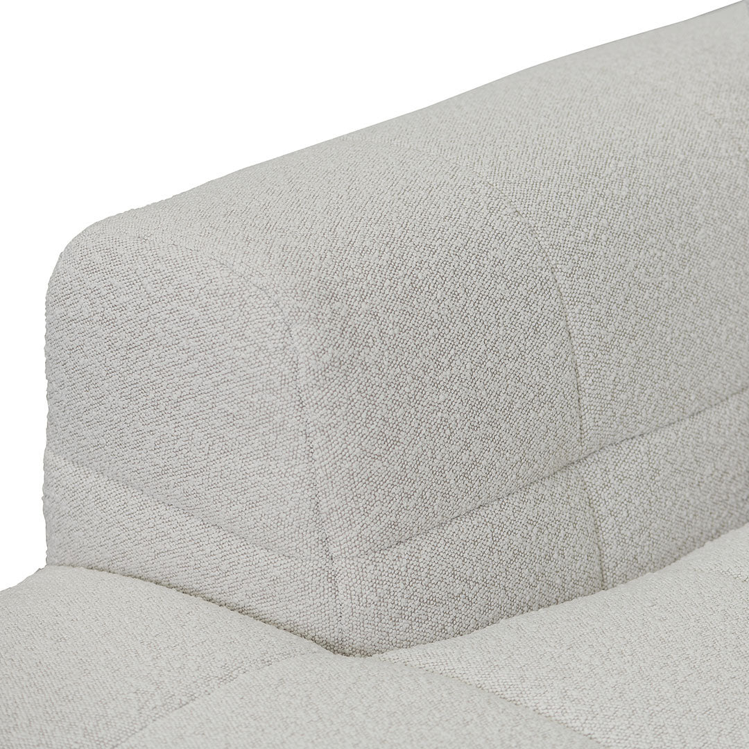 Maynard Left Chaise Sofa - Pearl Boucle