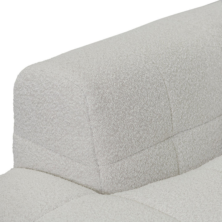 Maynard Left Chaise Sofa - Pearl Boucle