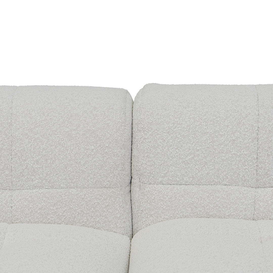 Maynard Left Chaise Sofa - Pearl Boucle