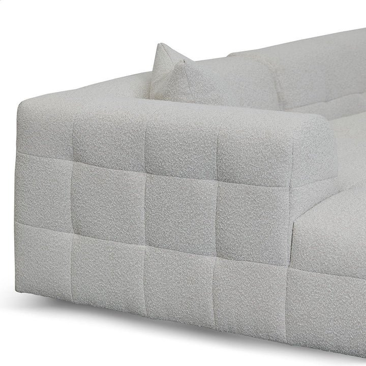 Maynard Left Chaise Sofa - Pearl Boucle