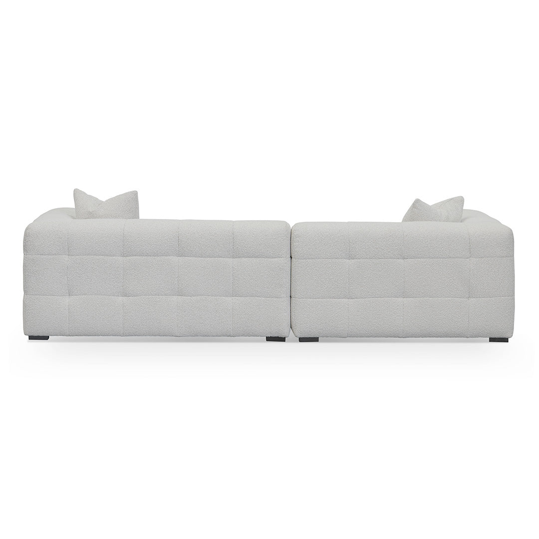 Maynard Left Chaise Sofa - Pearl Boucle