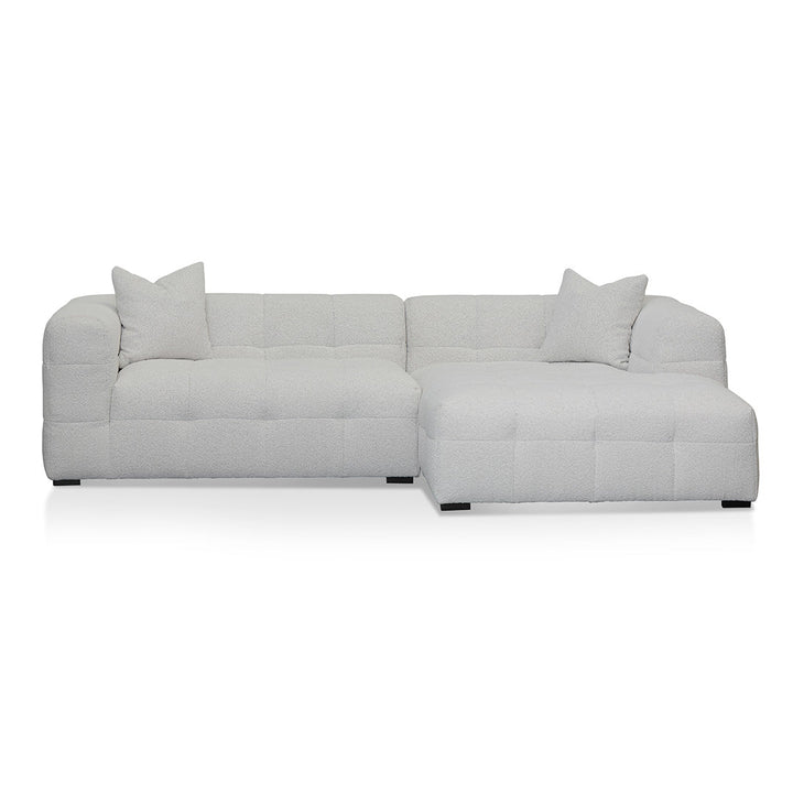 Maynard Right Chaise Sofa - Pearl Boucle