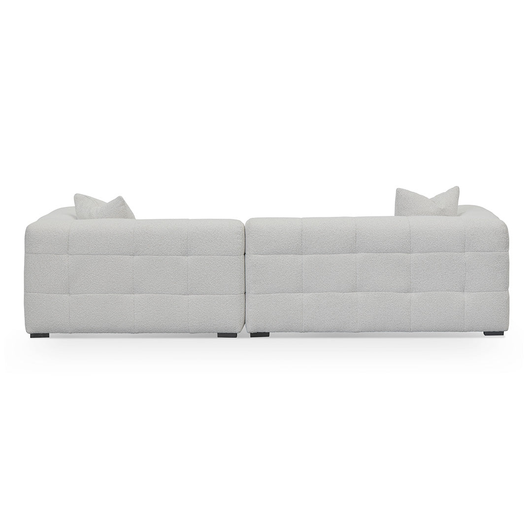 Maynard Right Chaise Sofa - Pearl Boucle