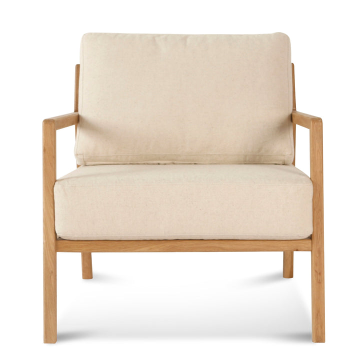 Meriden Fabric Armchair - Light Beige