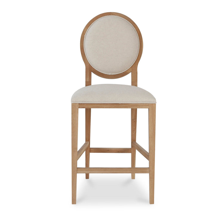 Meriden 65cm Bar Stool - Light Beige (Set of 2)