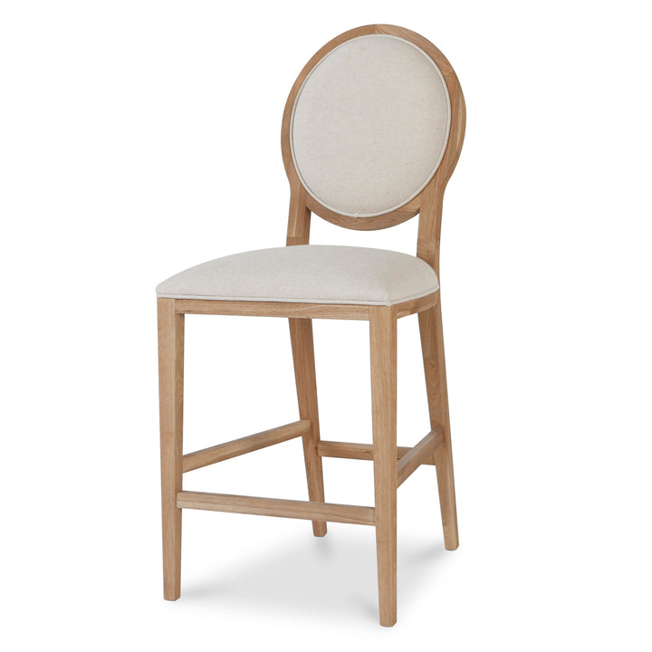 Meriden 65cm Bar Stool - Light Beige (Set of 2)