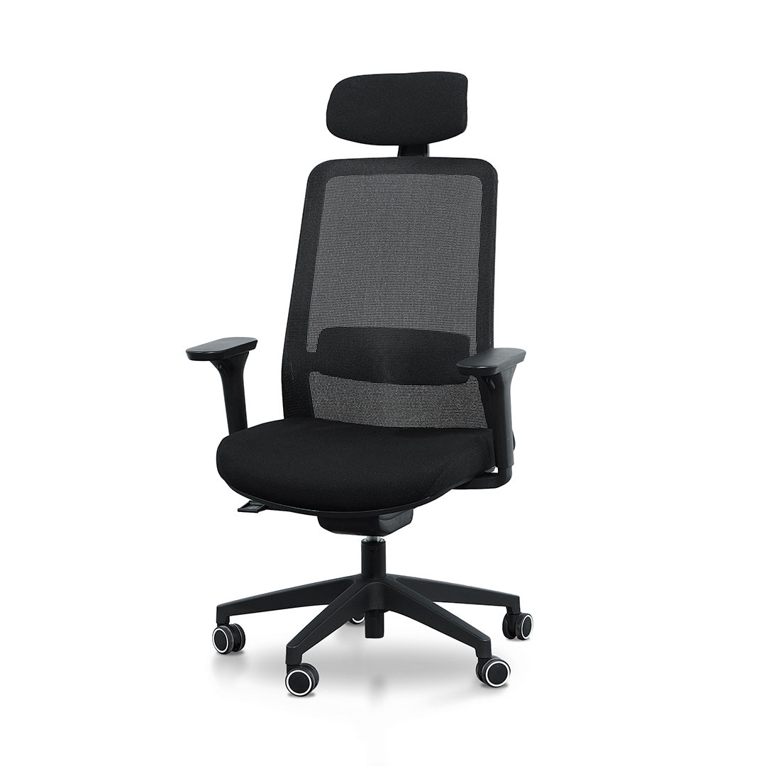 Danbury Mesh Office Chair - Full Black