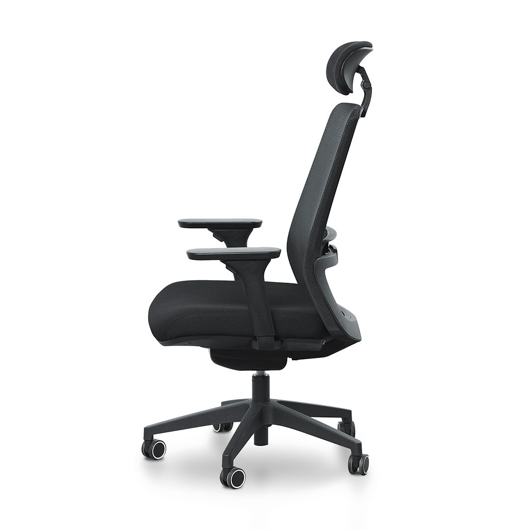 Danbury Mesh Office Chair - Full Black