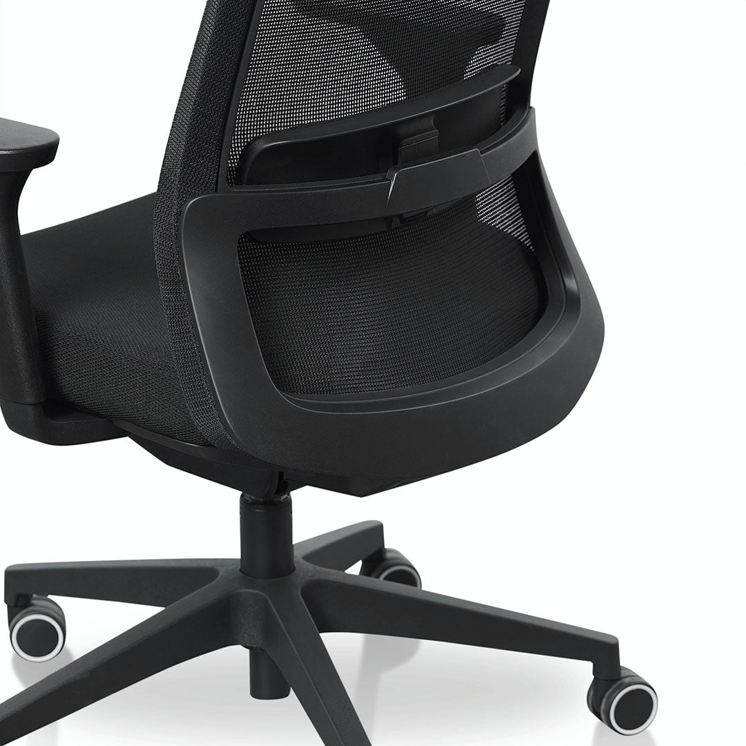 Danbury Mesh Office Chair - Full Black