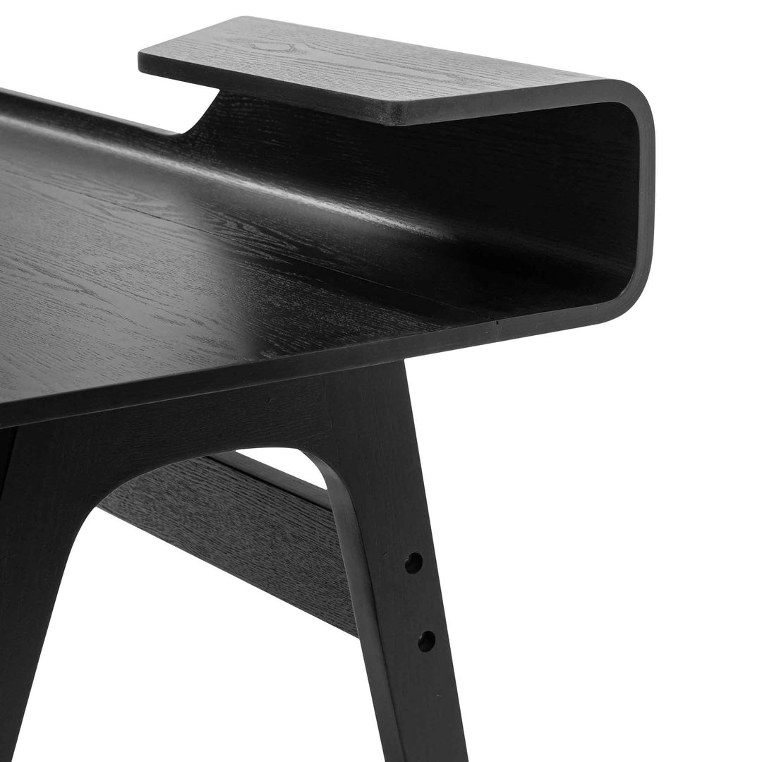 Aubrey Wooden Home Office Desk - Black