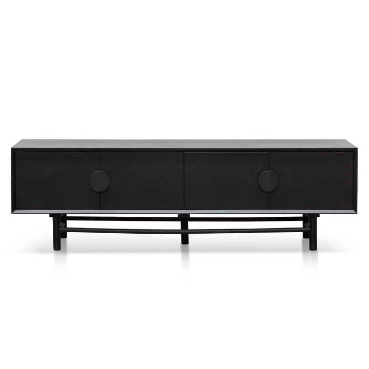 Courtenay 1.8m Wooden TV Entertainment Unit - Black