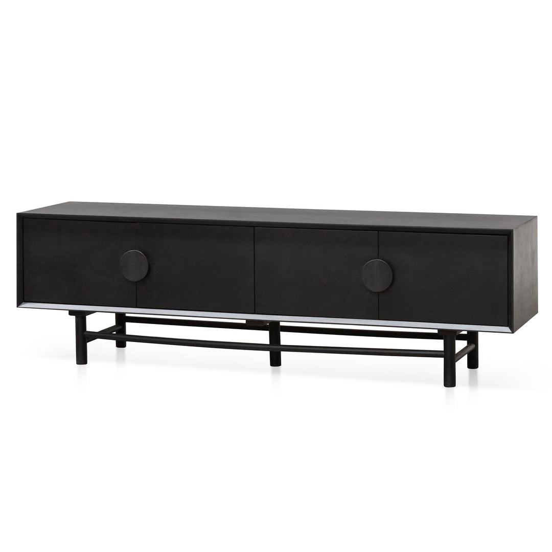 Courtenay 1.8m Wooden TV Entertainment Unit - Black