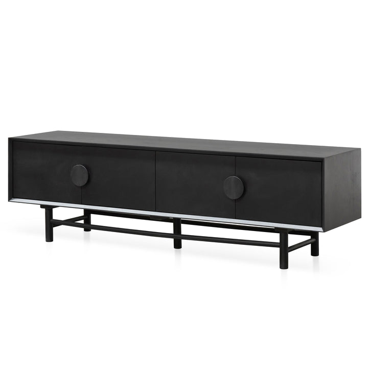 Courtenay 1.8m Wooden TV Entertainment Unit - Black