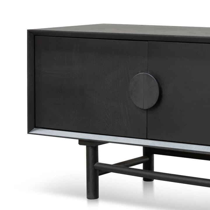 Courtenay 1.8m Wooden TV Entertainment Unit - Black