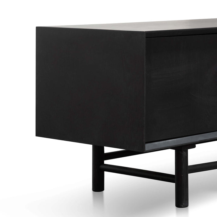 Courtenay 1.8m Wooden TV Entertainment Unit - Black