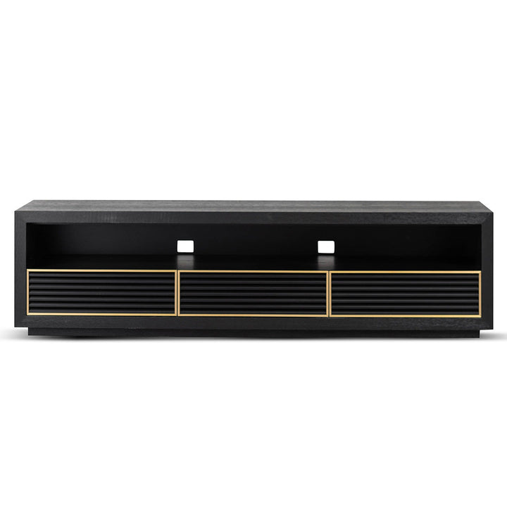 Chatham 2m TV Entertainment Unit - Textured Espresso Black