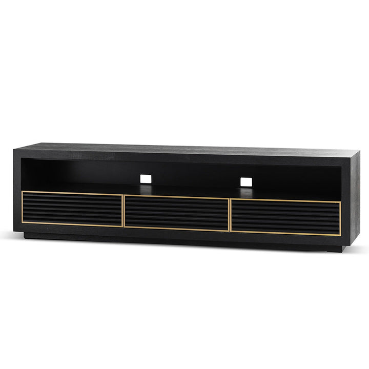 Chatham 2m TV Entertainment Unit - Textured Espresso Black