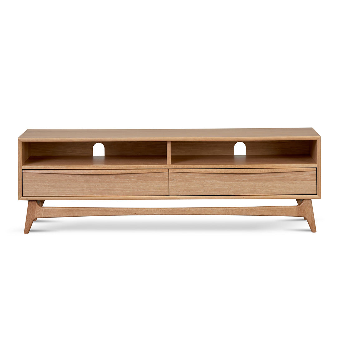 Tunbridge Narrow TV Entertainment Unit - Natural Oak