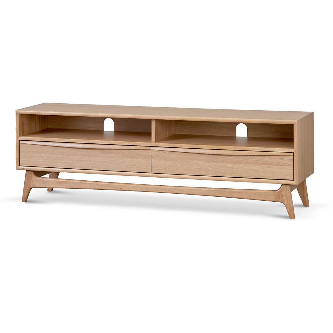 Tunbridge Narrow TV Entertainment Unit - Natural Oak