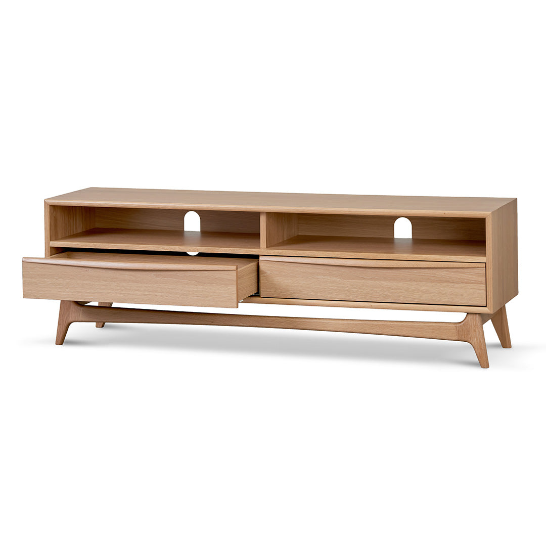 Tunbridge Narrow TV Entertainment Unit - Natural Oak