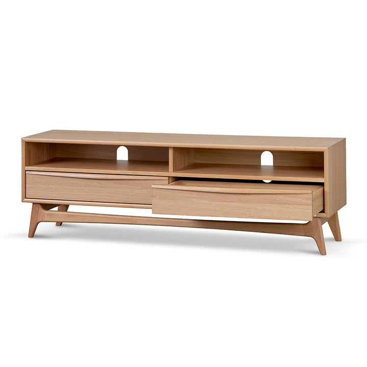 Tunbridge Narrow TV Entertainment Unit - Natural Oak