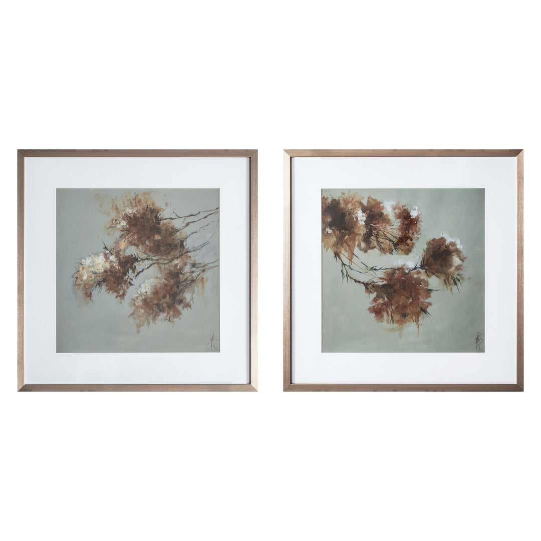 Autumn Floral Framed Art Set of 2