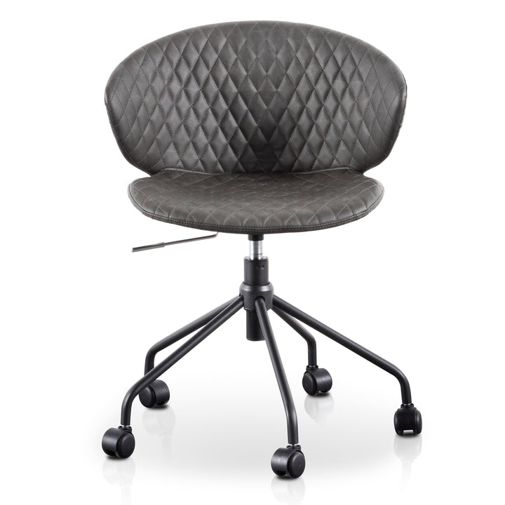 Danbury Office Chair - Charcoal with Black Base