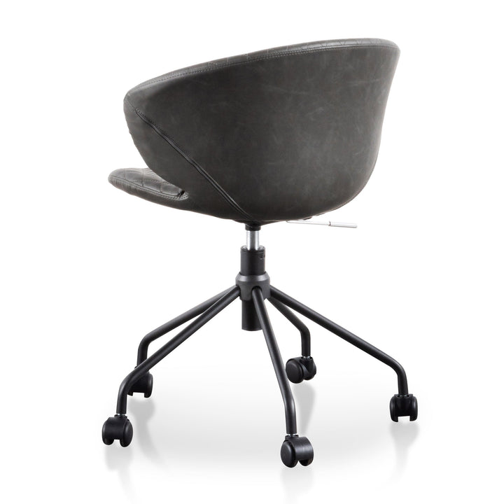 Danbury Office Chair - Charcoal with Black Base