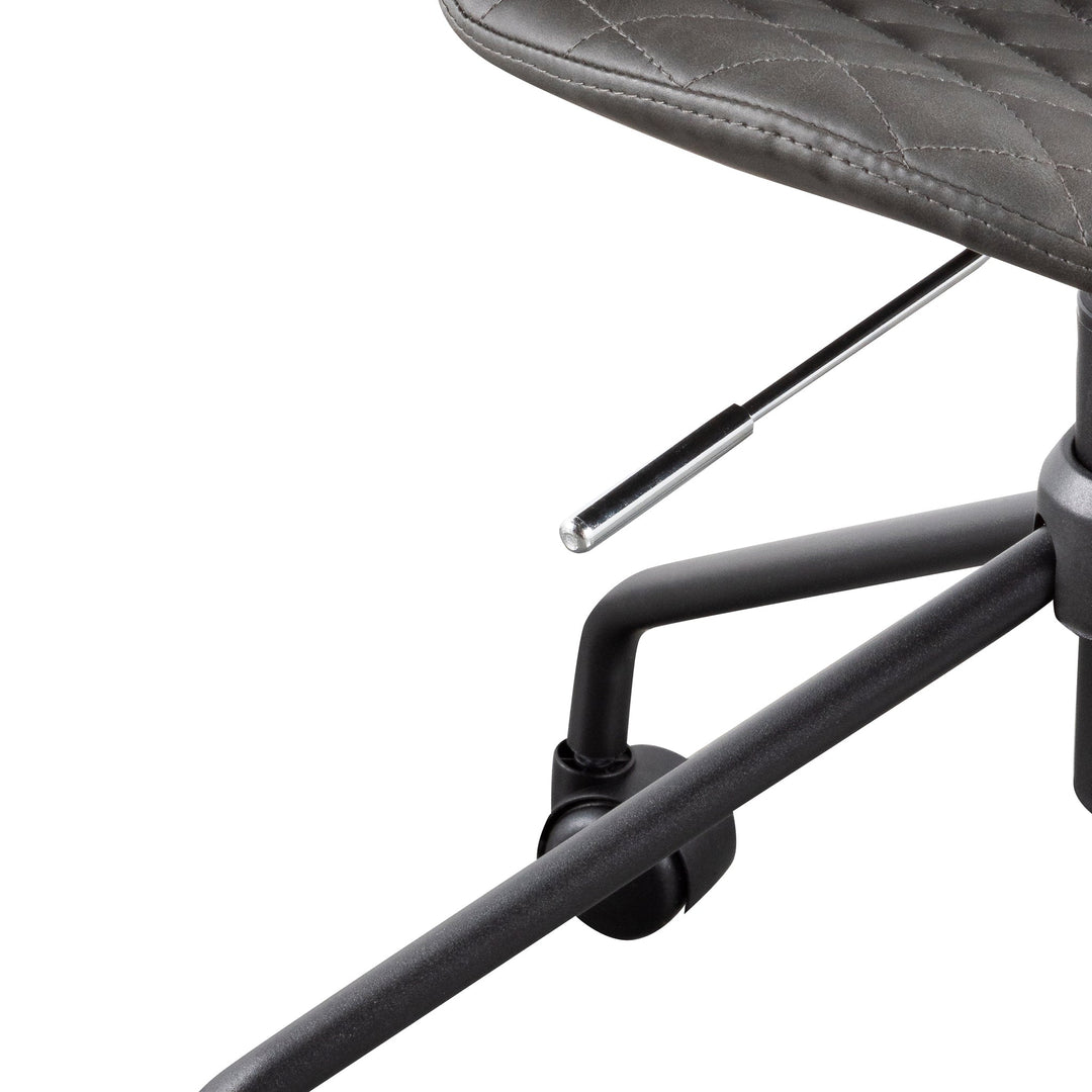 Danbury Office Chair - Charcoal with Black Base