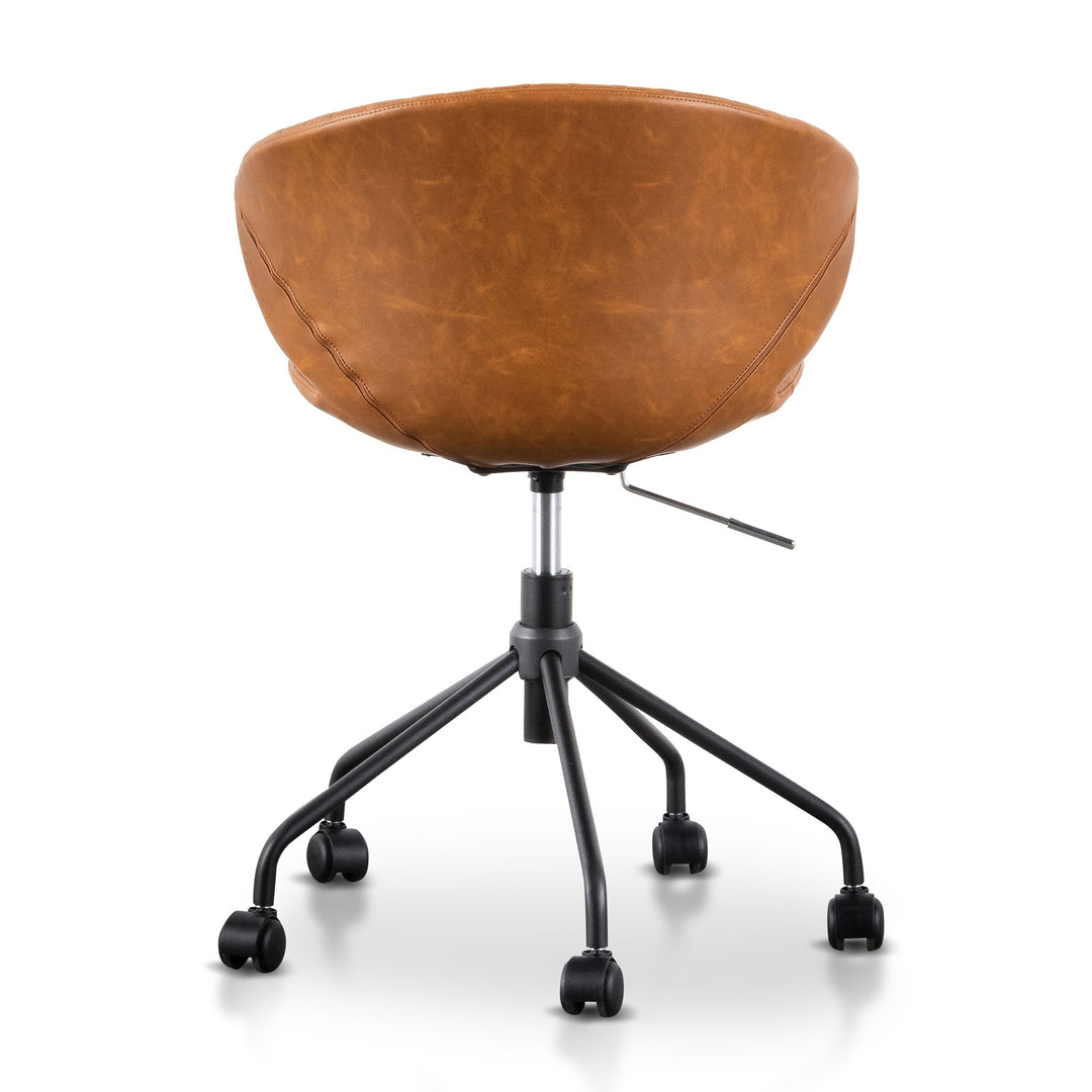 Danbury Office Chair - Tan with Black Base