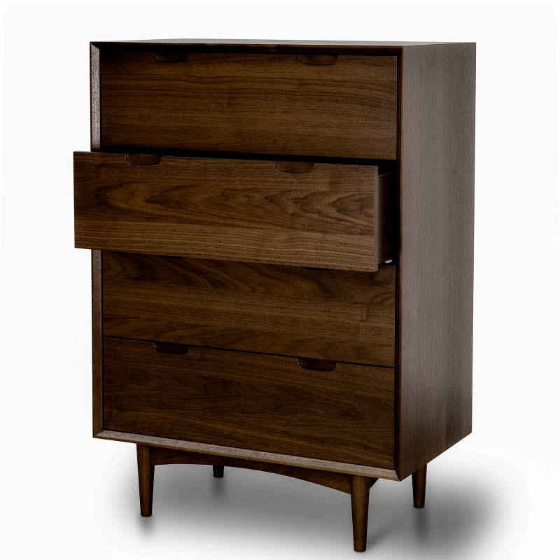 Tunbridge 4 Drawer Chest - Walnut