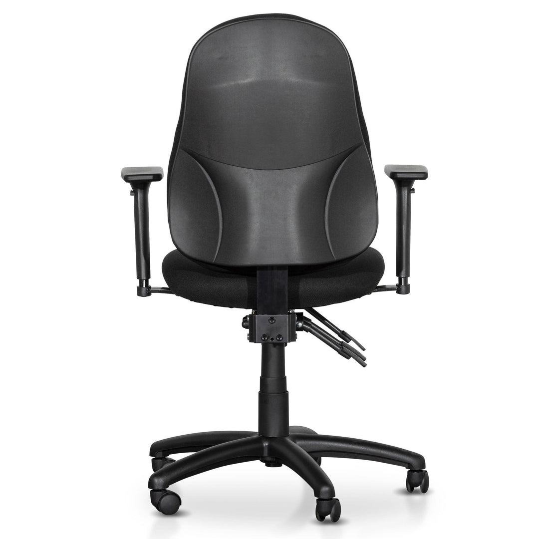 Faversham High Back Fabric Office Chair - Black