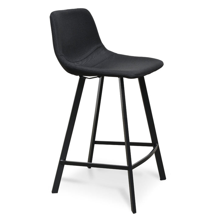 Griffith 65cm Bar Stool - Black (Set of 2)