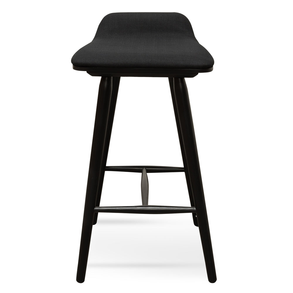 Aubrey 65cm Bar Stool - Black