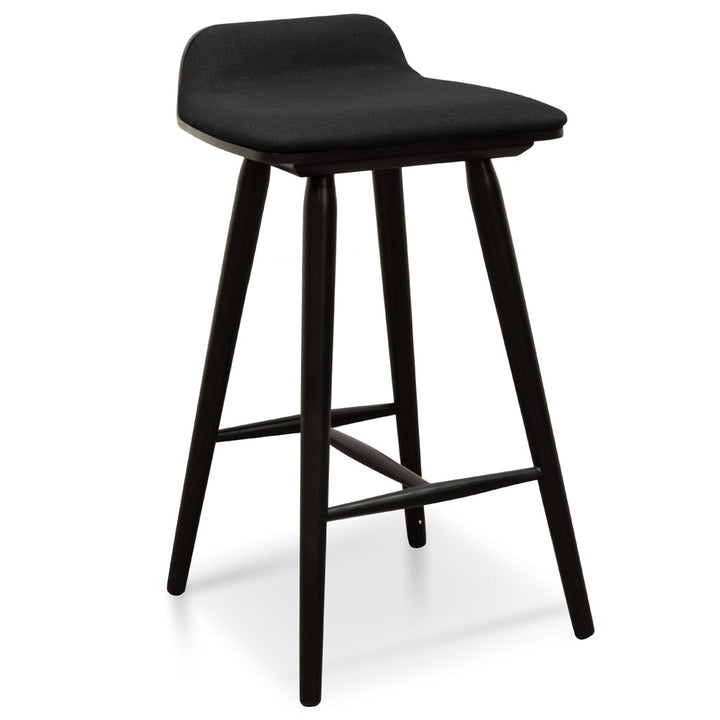 Aubrey 65cm Bar Stool - Black