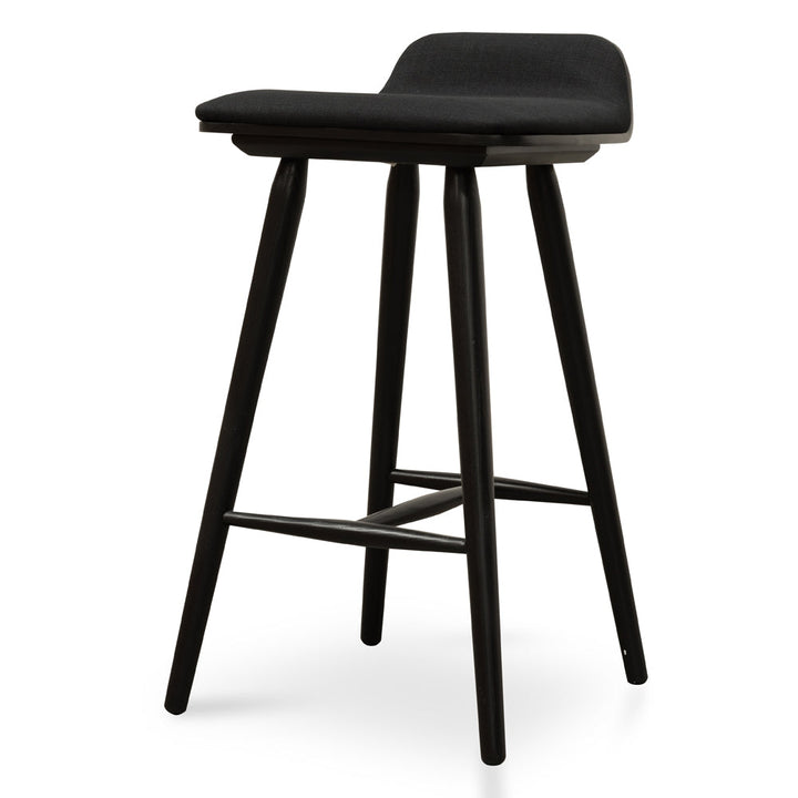 Aubrey 65cm Bar Stool - Black