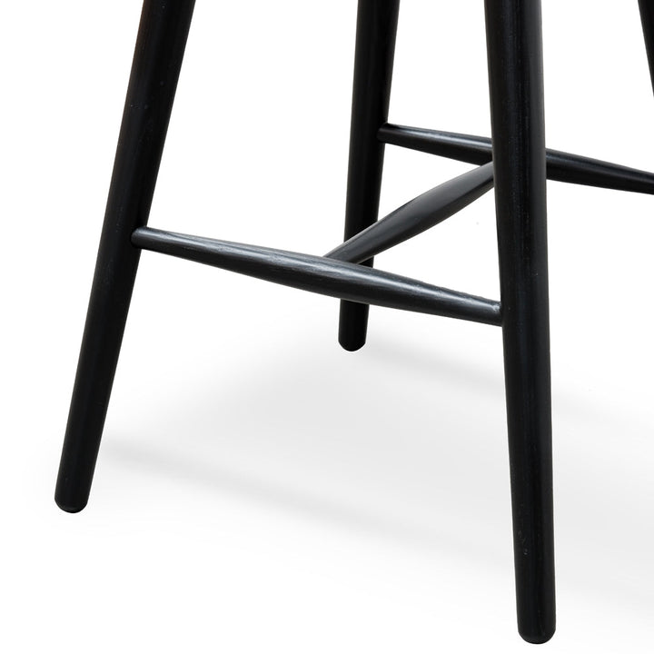 Aubrey 65cm Bar Stool - Black