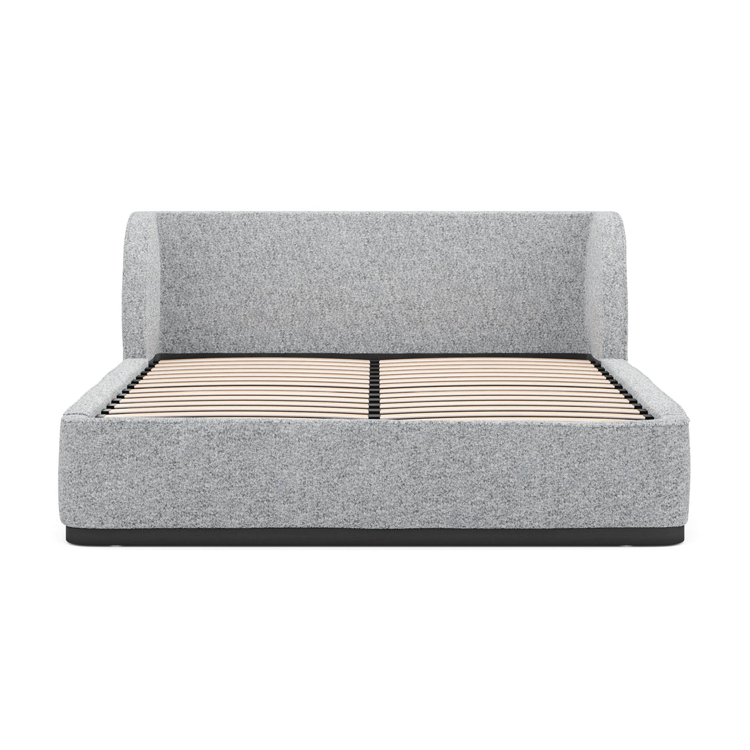 Auburn Queen Bed Frame - Pepper Boucle