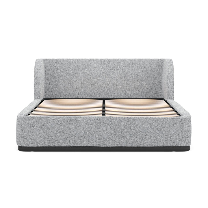 Auburn Queen Bed Frame - Pepper Boucle