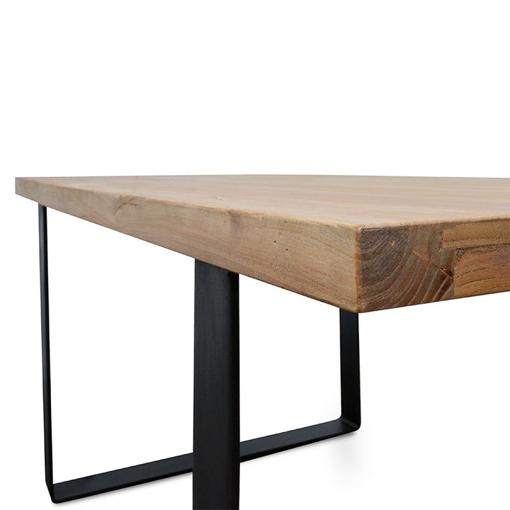 Richmond Reclaimed Elm Wood 170cm Dining Table - Rustic Natural