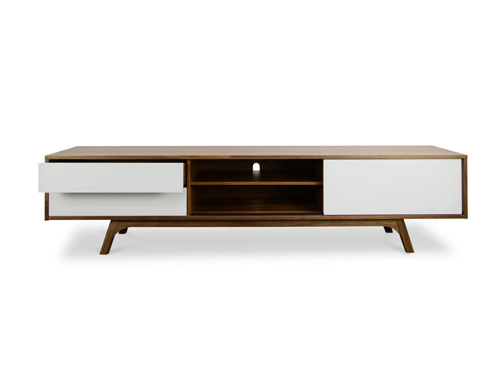 Hayden 2.1m Entertainment TV Unit - Walnut