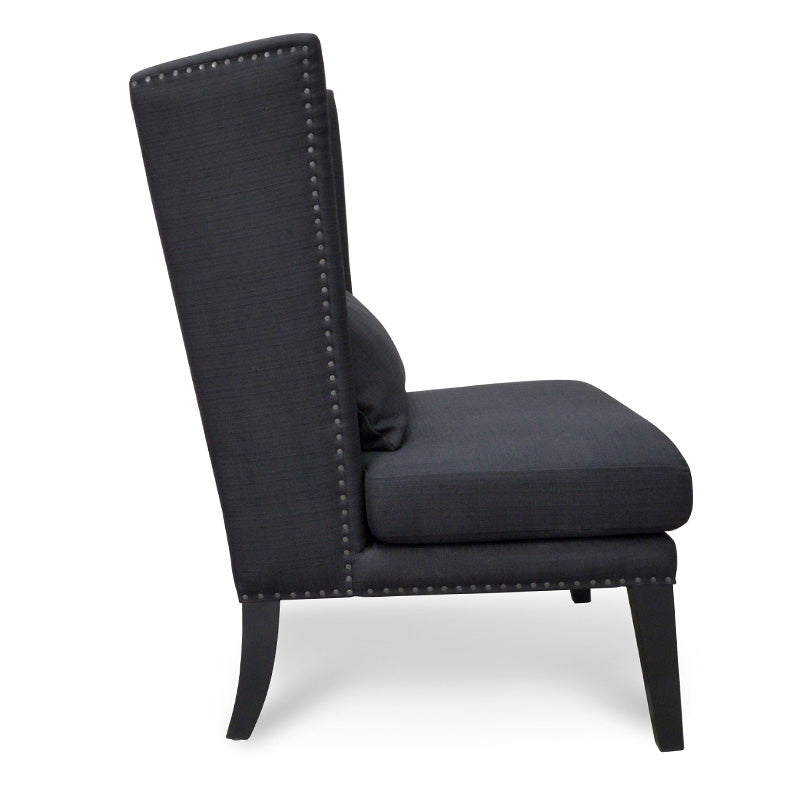 Maynard Lounge Chair in Black