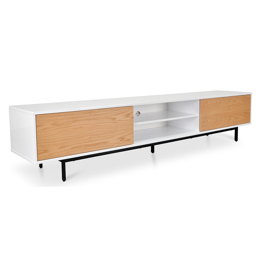 Hayden 2.3m TV Entertainment Unit - Lowline - Natural