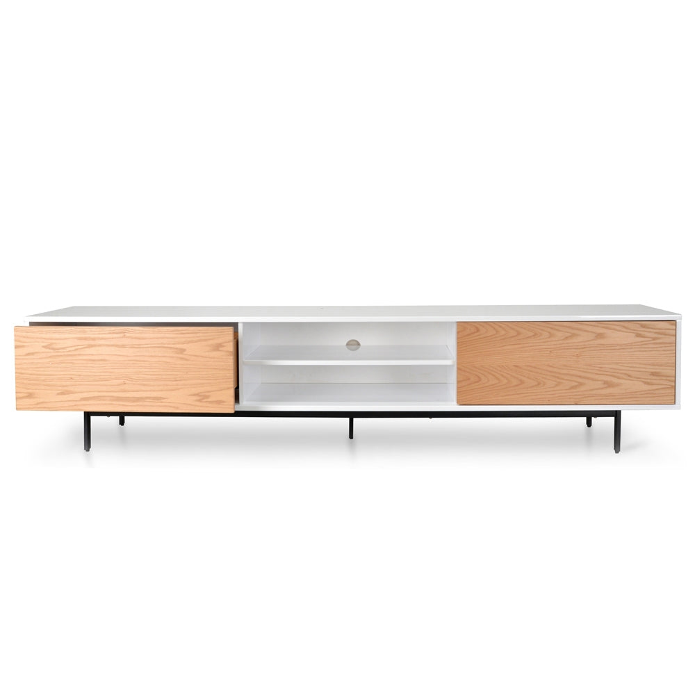 Hayden 2.3m TV Entertainment Unit - Lowline - Natural