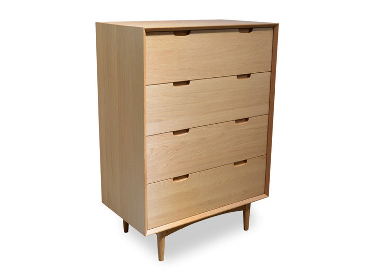 Tunbridge 4 Drawer Chest - Natural